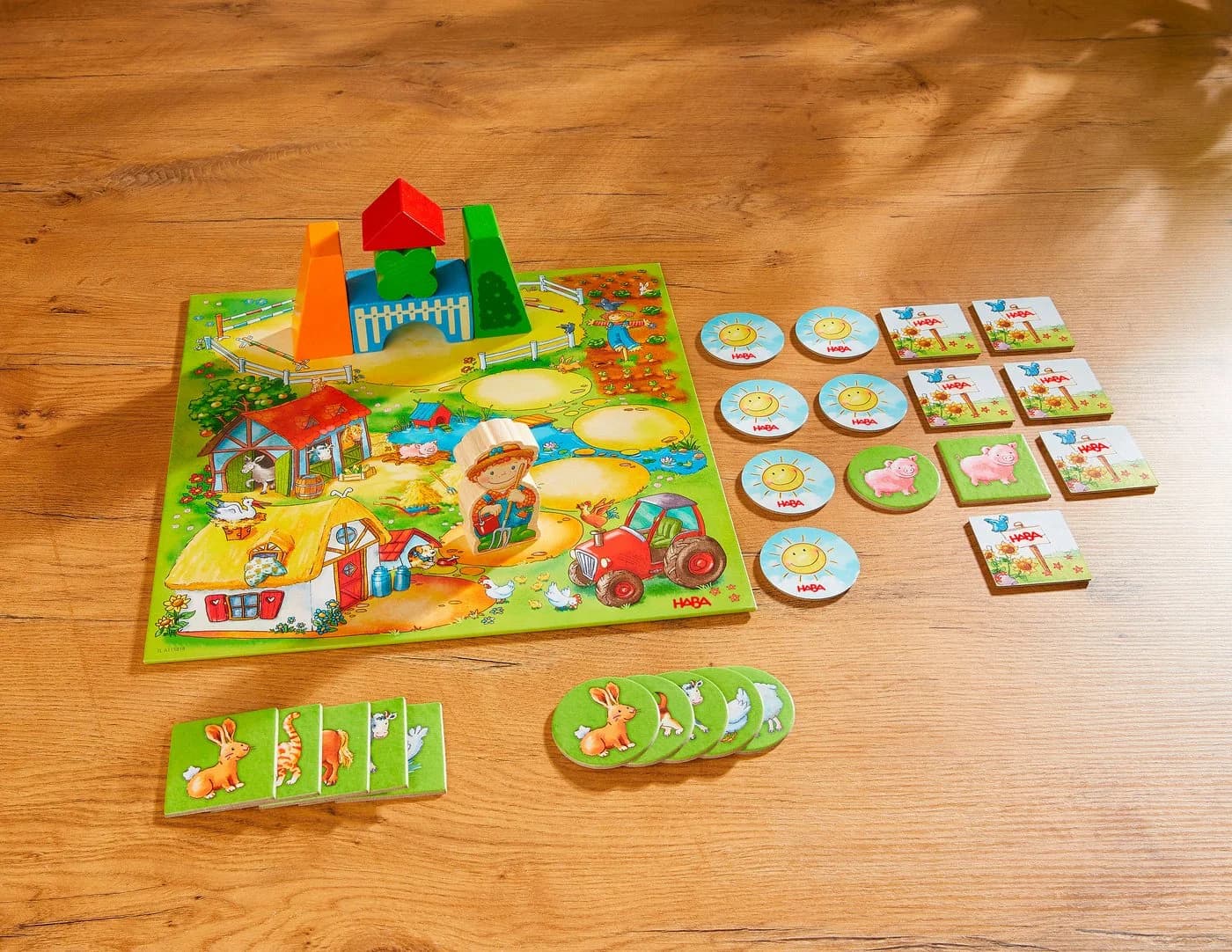 HABA Meine ersten Spiele - Spielesammlung Bunt Holz Made in Germany
