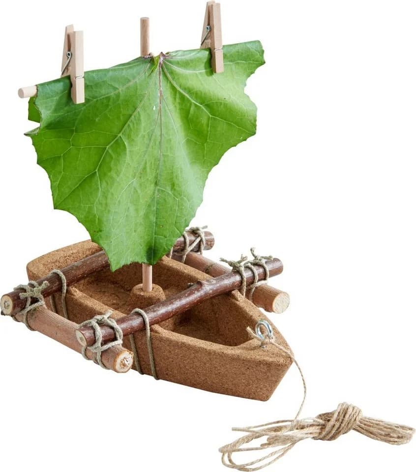 HABA Modellbausatz Terra Kids Korkboot Bausatz Naturmaterialien - Bild 3