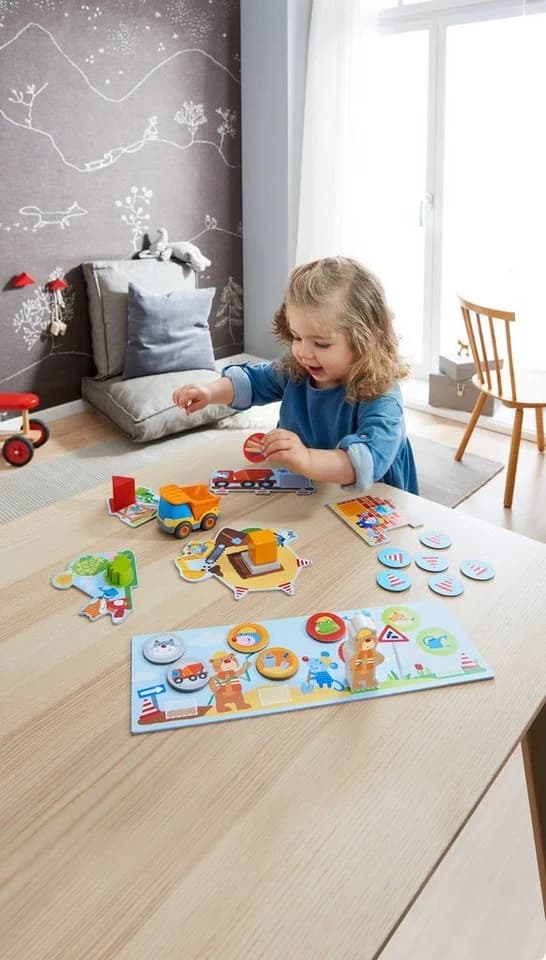 HABA Spiel Meine ersten Spiele - Baustelle, Made in Germany - Bild 4