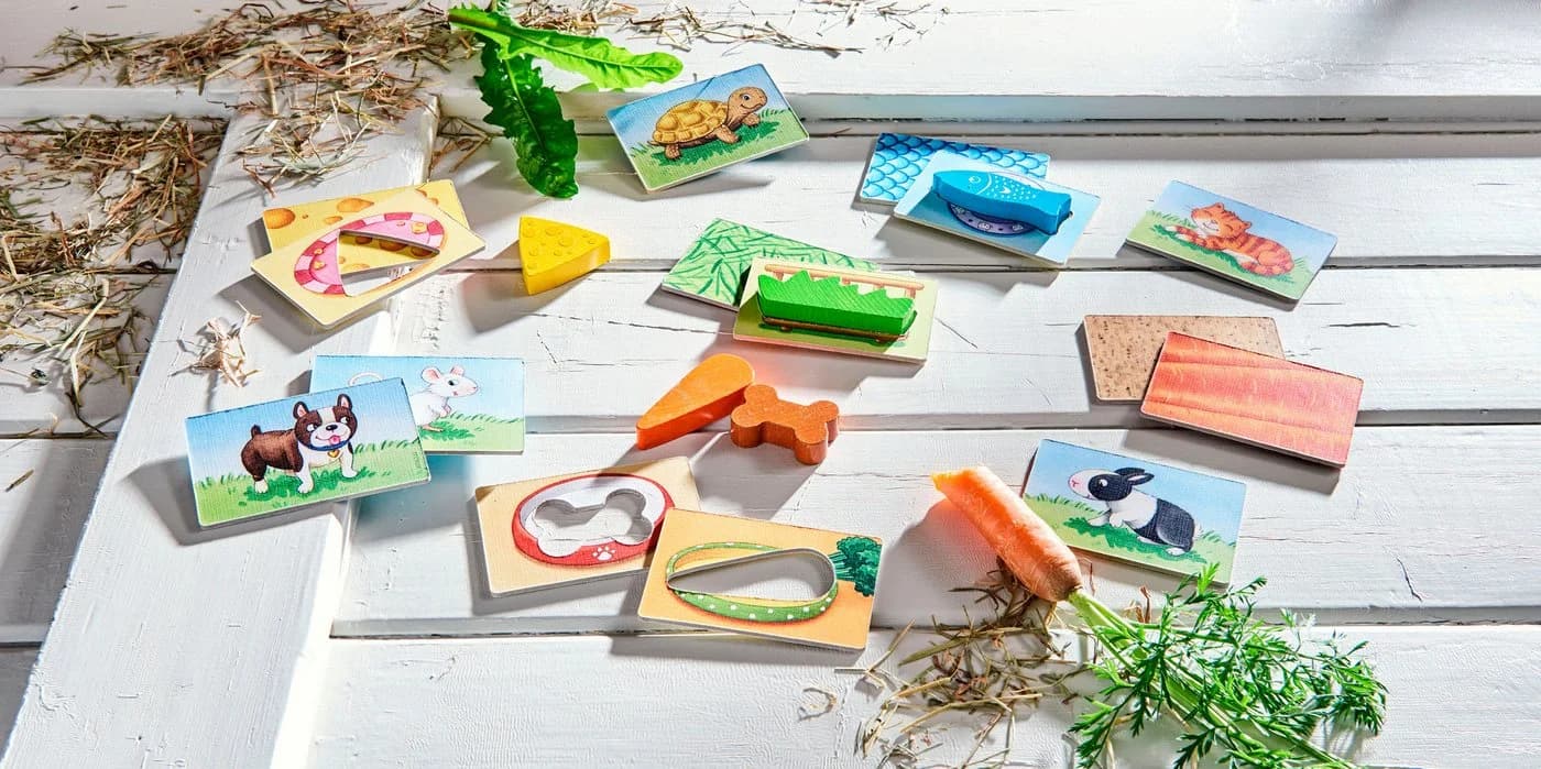 HABA Spiel Meine ersten Spiele Fütter mich! Memospiel Bunt Made in Germany