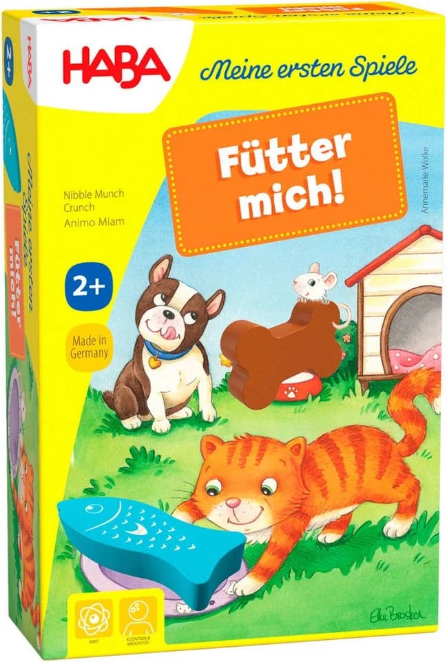 HABA Spiel Meine ersten Spiele Fütter mich! Memospiel Bunt Made in Germany - Bild 2