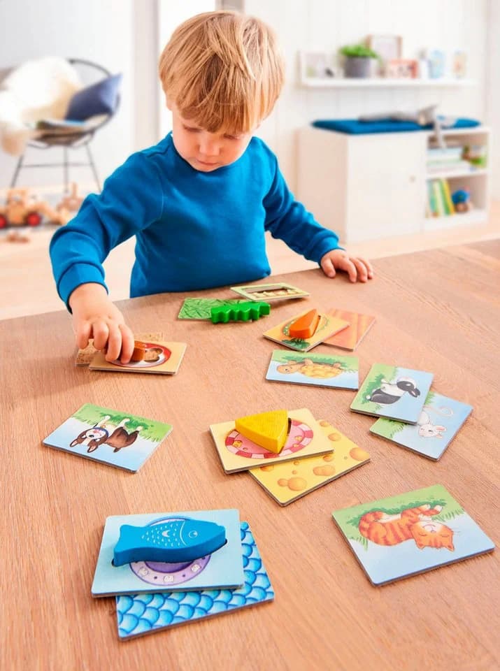 HABA Spiel Meine ersten Spiele Fütter mich! Memospiel Bunt Made in Germany - Bild 3