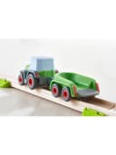 HABA Kullerbü Traktor mit Anhänger, Magnet-Verbindung Bild 3