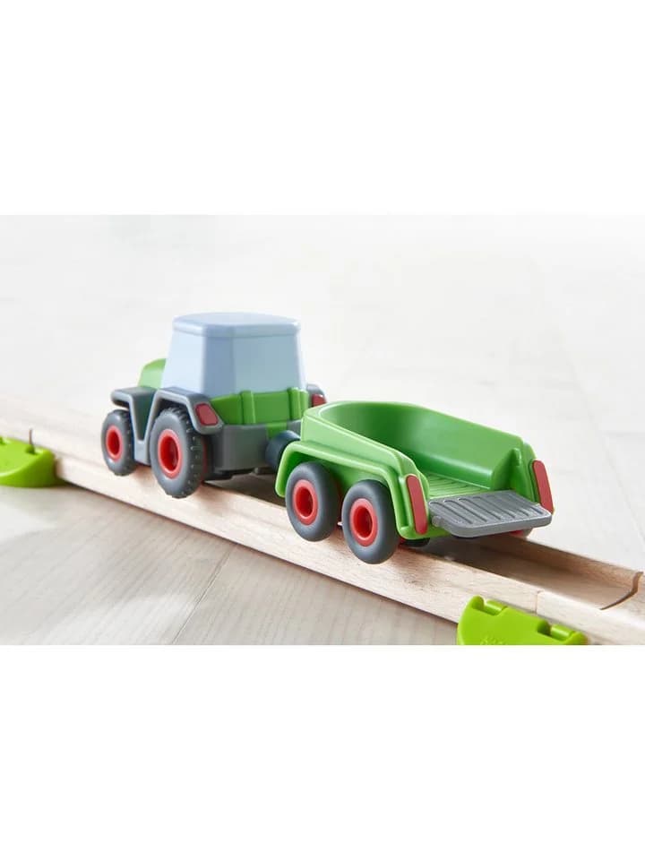 HABA Kullerbü Traktor mit Anhänger, Magnet-Verbindung - Bild 3