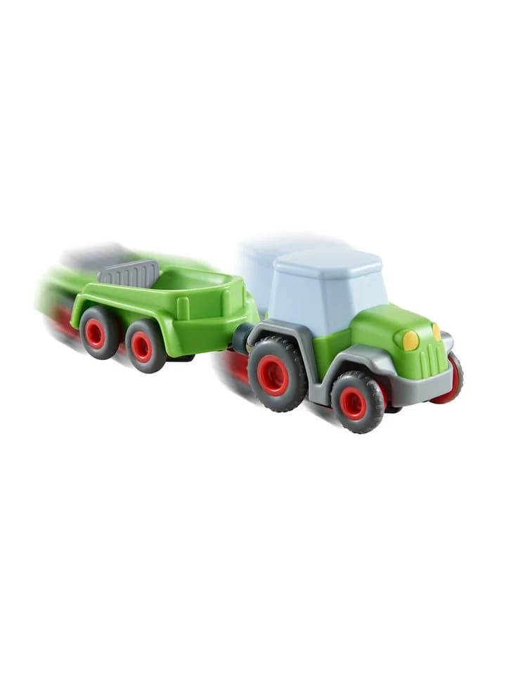 HABA Kullerbü Traktor mit Anhänger, Magnet-Verbindung - Bild 4