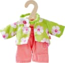 HABA Puppenkleidung Kleiderset Blumenzauber Bunt Grün Rosa Bild 2