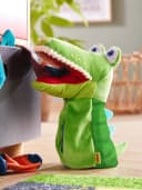 HABA Handpuppe Allesfresser Kroko Grün Bild 1