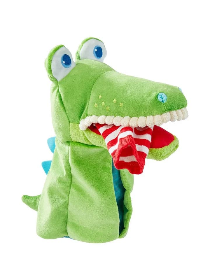 HABA Handpuppe Allesfresser Kroko Grün - Bild 4