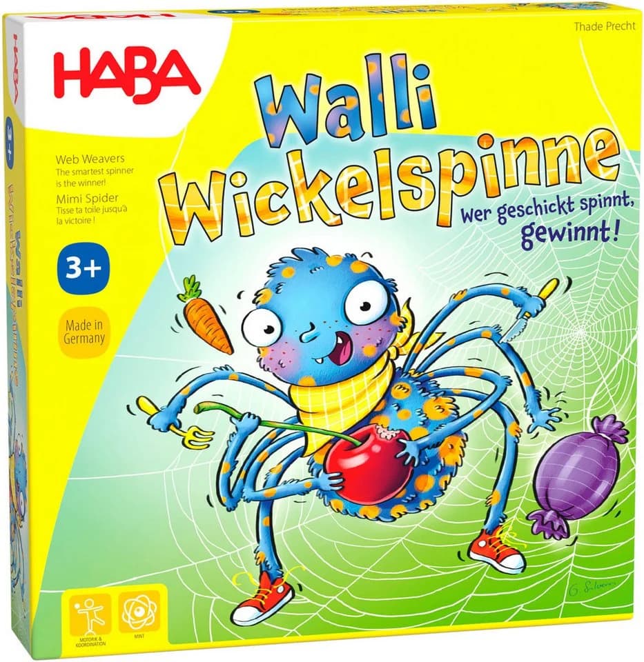 HABA Walli Wickelspinne - Bunt Würfelspiel Made in Germany - Bild 2