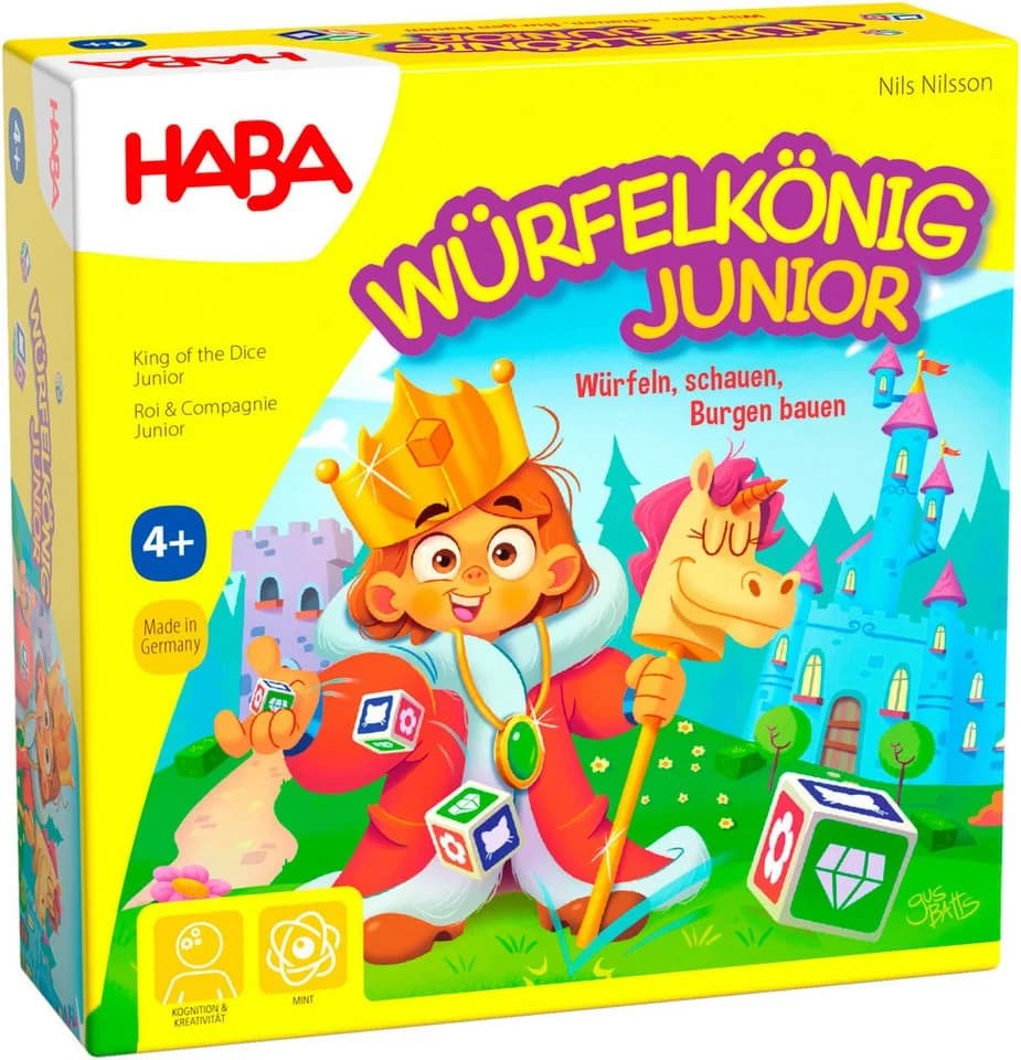 HABA Würfelkönig Junior - Bunt Holzspielzeug für Kinder ab 4 Jahren - Bild 2