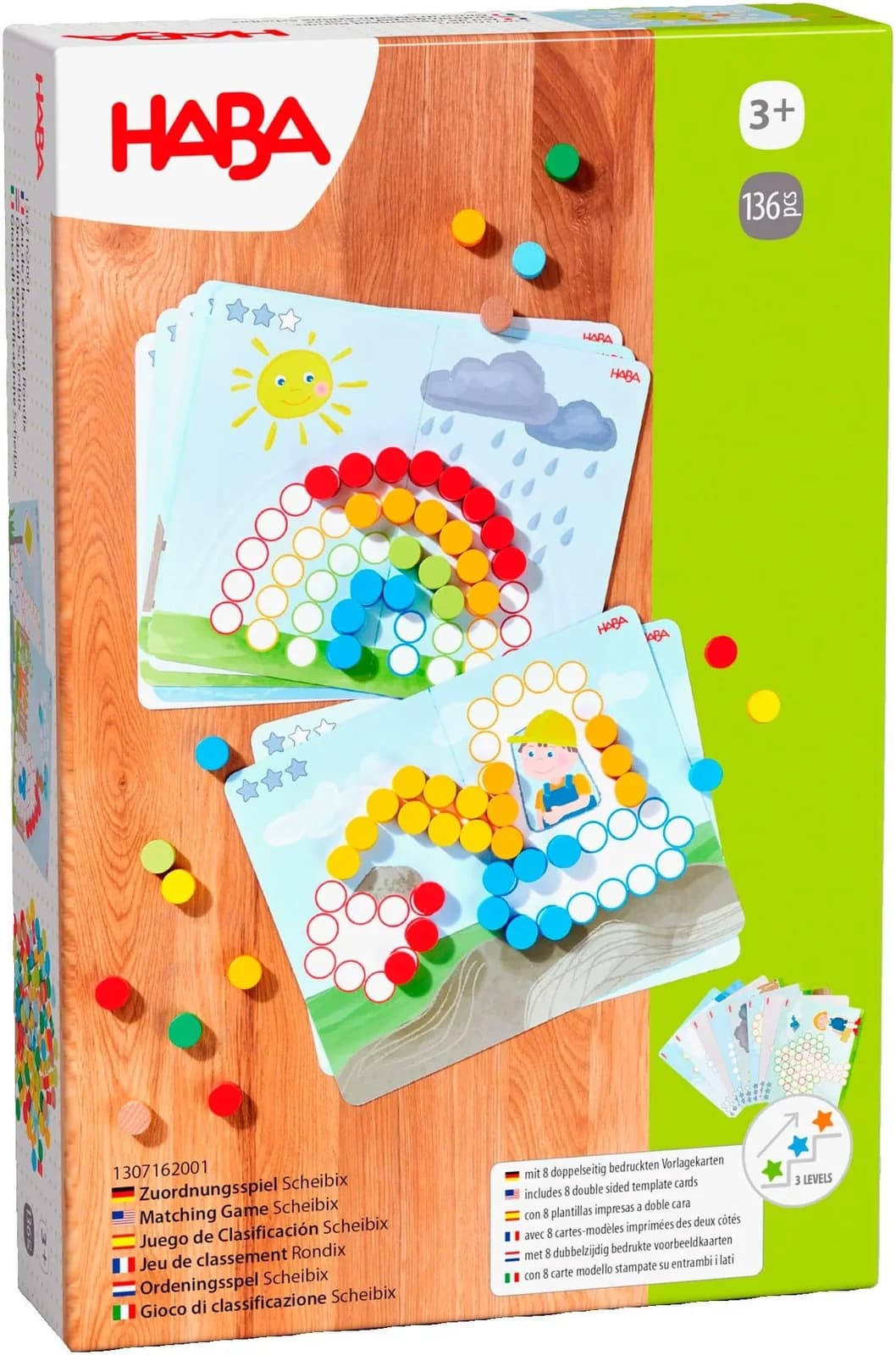 Haba Lernspielzeug Zuordnungsspiel Scheibix Holz