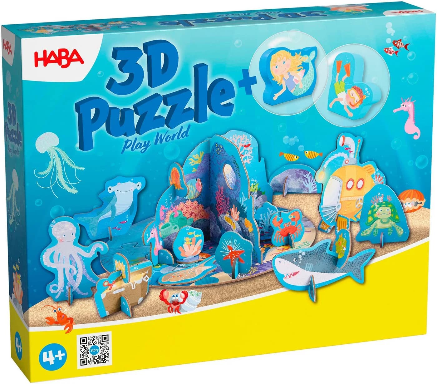 HABA Puzzle 3D Spielwelt Unterwasser, Puzzleteile Bunt - Bild 2