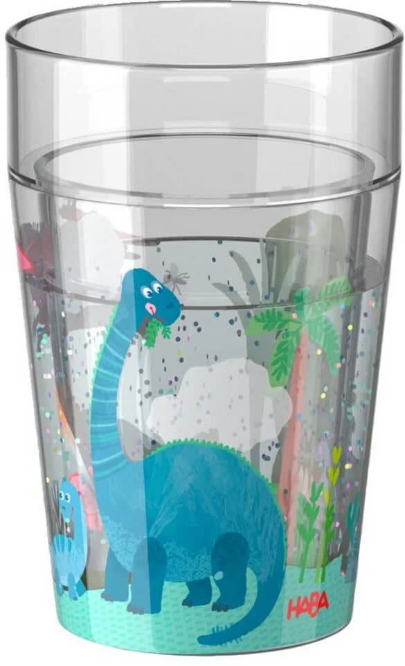 HABA Glitzerbecher Dino Kinderbecher BPA-frei