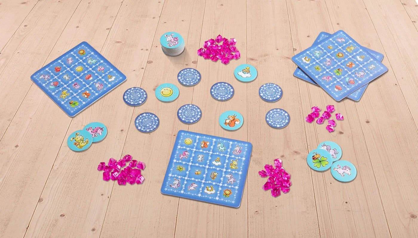 Haba Spiel Einhorn Glitzerglück Funkel-Bingo Made in Germany - Bild 3