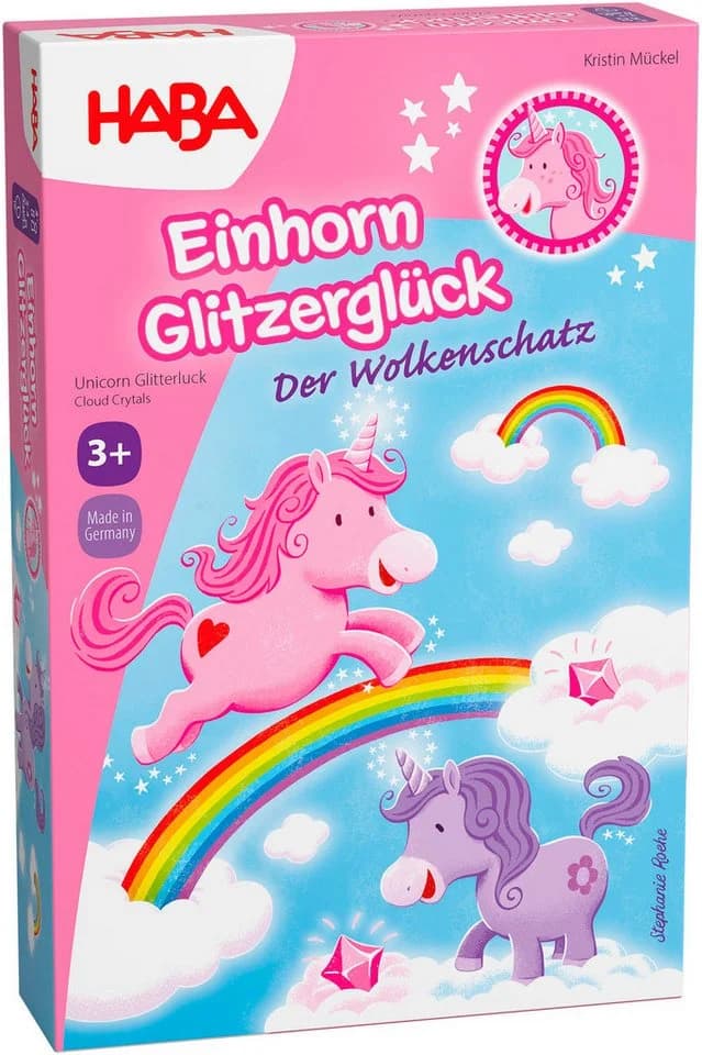 HABA Einhorn Glitzerglück Wolkenschatz Kinderspiel Bunt - Bild 2