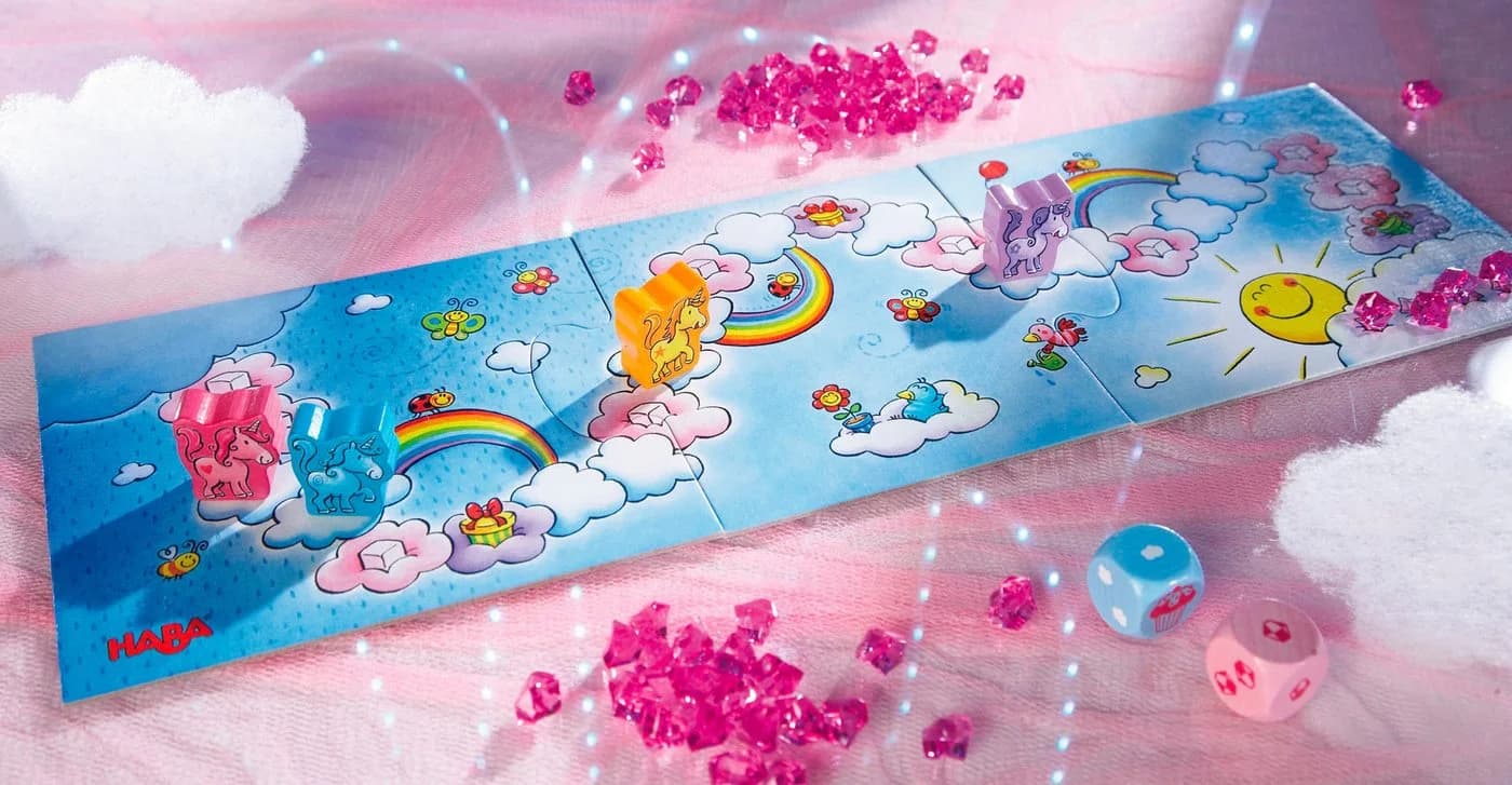 HABA Einhorn Glitzerglück Wolkenschatz Kinderspiel Bunt - Bild 3