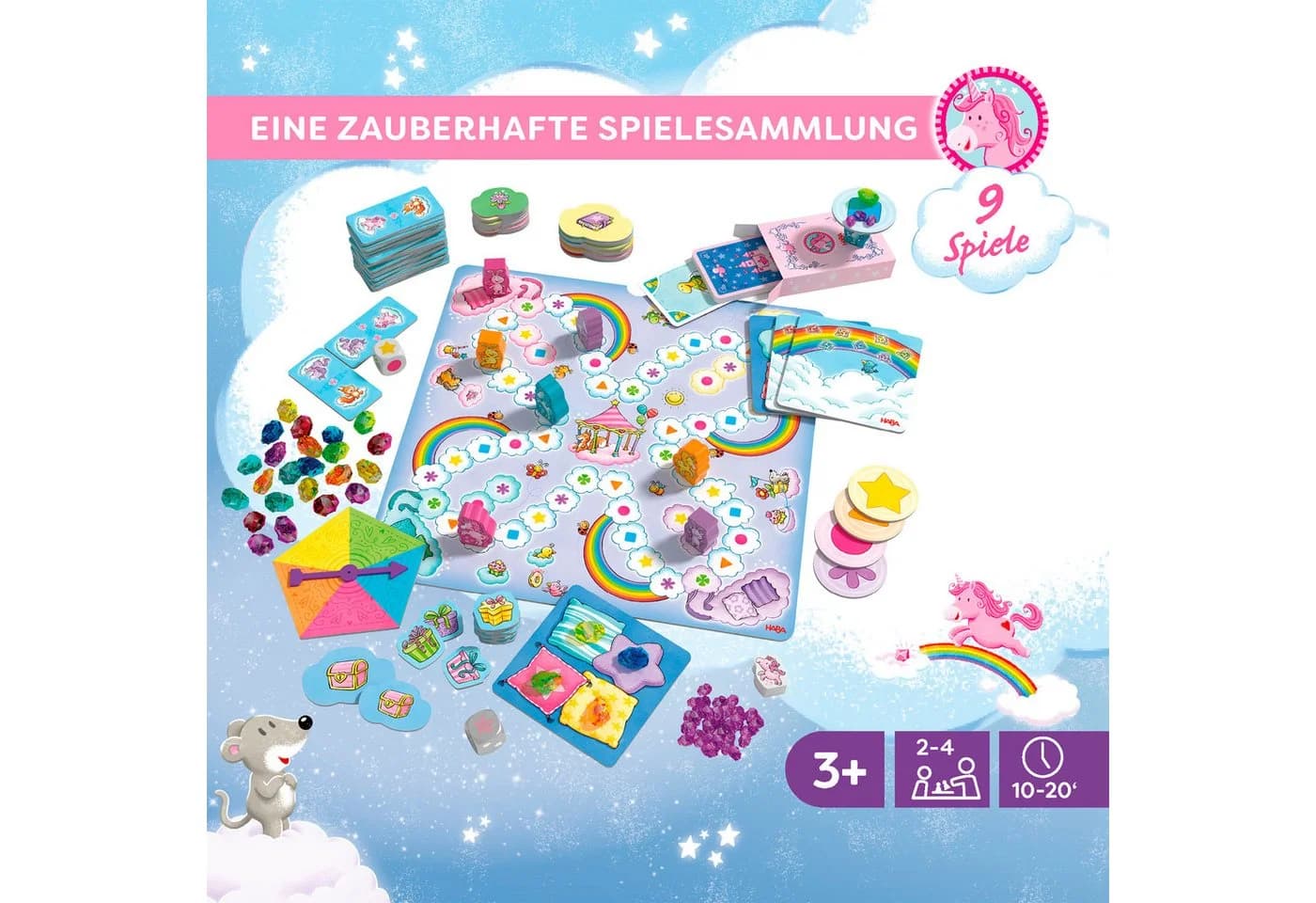 Haba Spielesammlung Einhorn Glitzerglück Kinderspiel - Bild 4