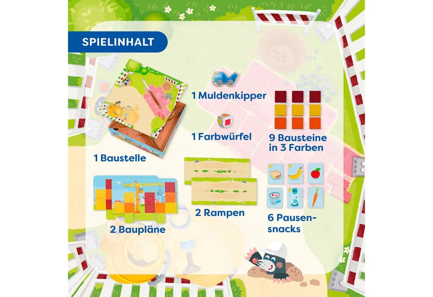 HABA Spiel Meine ersten Spiele - Stein auf Stein, Kleinkindspiel - Bild 5
