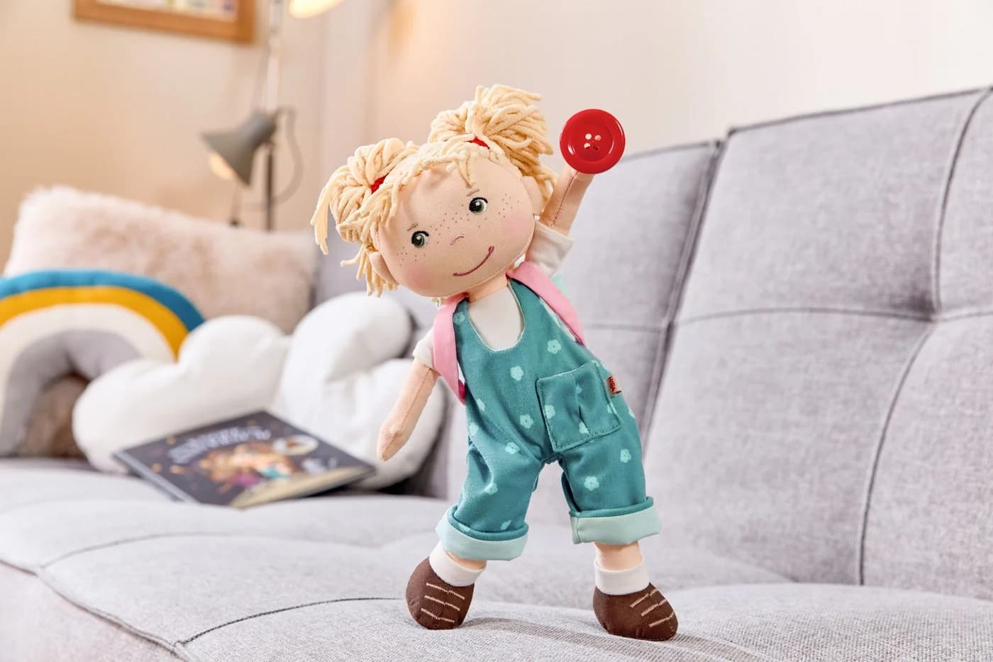 Haba Stoffpuppe Tilli - Bunt mit Kleidung zum An- und Ausziehen - Bild 5