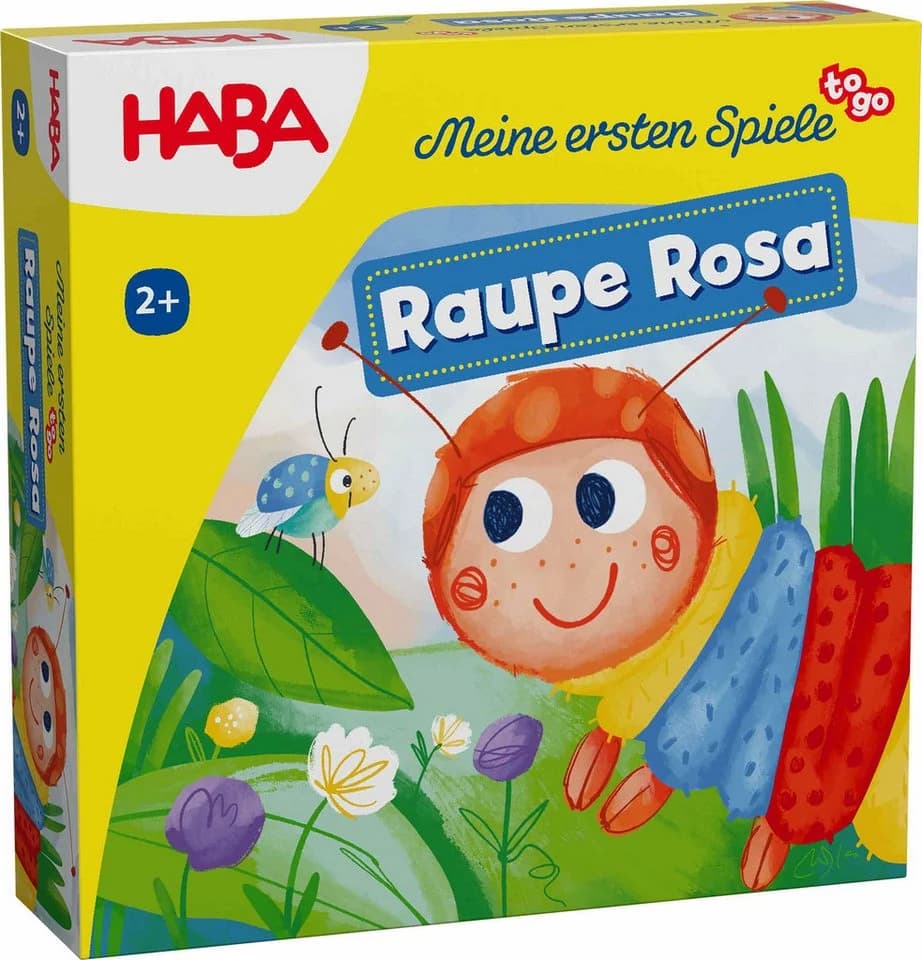 Haba Zuordnungsspiel Raupe Rosa To Go Mitbringspiel