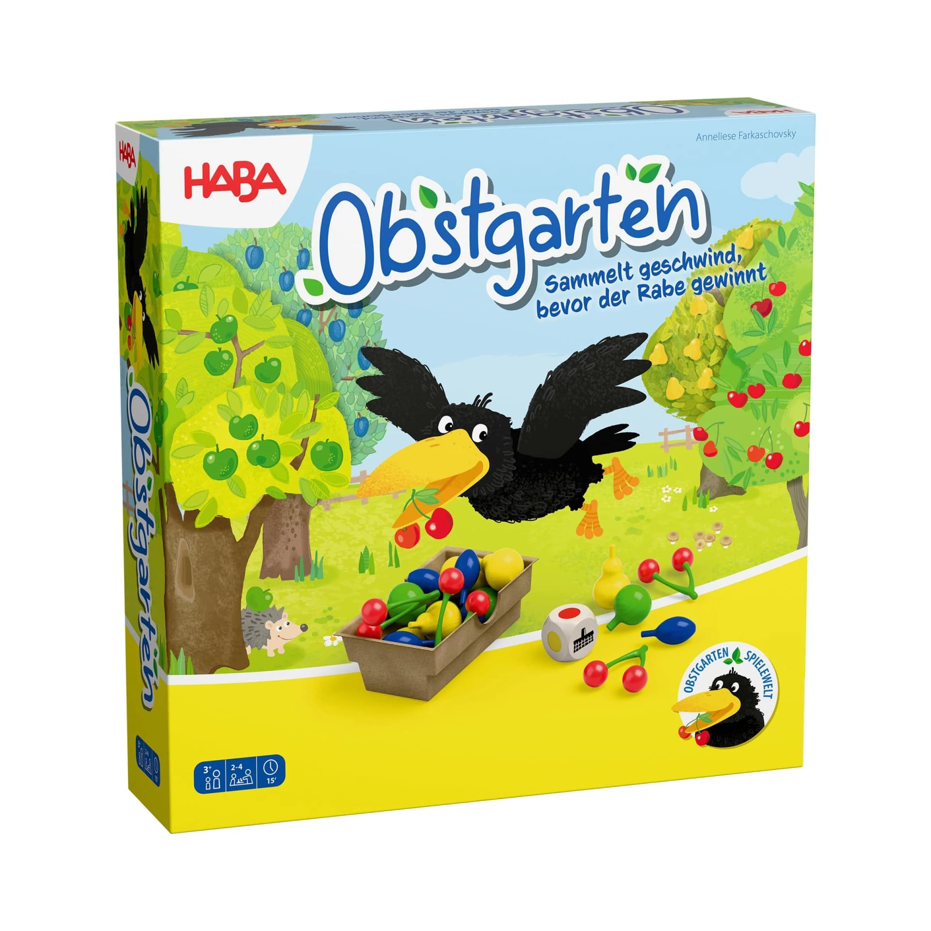HABA Obstgarten Redesign Farbwürfelspiel für Kinder ab 3 Jahren
