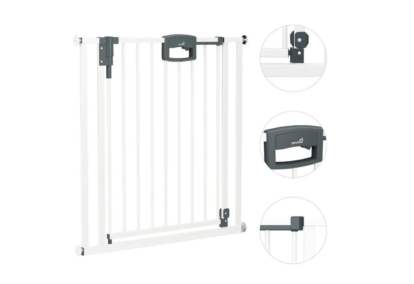 Geuther Türschutzgitter Easylock 68-232,5 cm Schutzgitter inkl. Türstopper - Bild 2