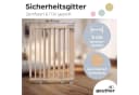Geuther Türschutzgitter Oris 58-133 cm Buchenholz Bild 1