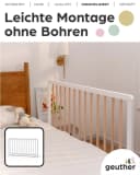 Geuther Bettschutzgitter Lissi 60 cm hoch, 110 cm lang, für Boxspringbetten Bild 5