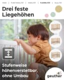 Geuther Kinderklappbett Mayla 60x120 cm Klappbar Bild 5