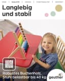 Geuther Truhenbank Bambino Holz Sitzbank mit Stauraum & Deckelbremse Bild 3