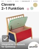 Geuther Truhenbank Bambino Holz Sitzbank mit Stauraum & Deckelbremse Bild 5