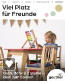 Geuther Kindertisch Bambino Massivholz 55 cm Höhe Bild 4