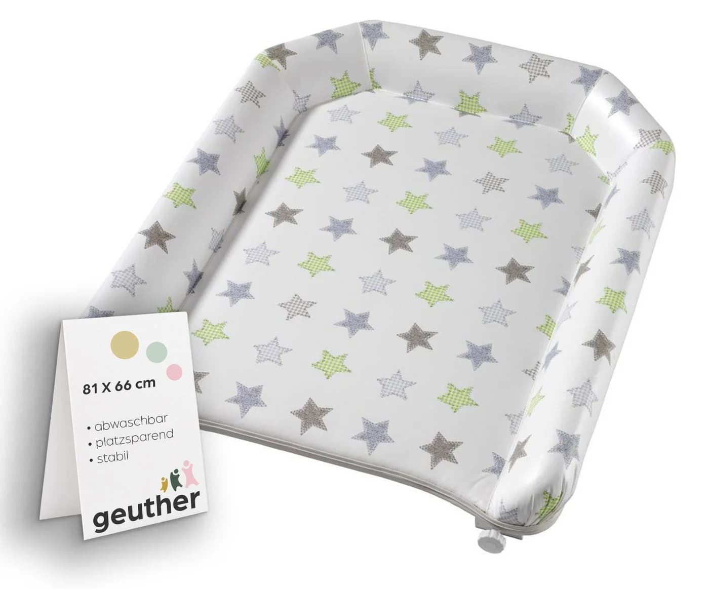 Geuther Wickelplatte für Kinderbetten, Weiß - Bild 2