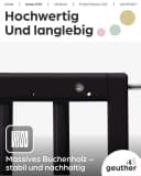 Geuther Türschutzgitter Modilok aus massivem Buchenholz Bild 3