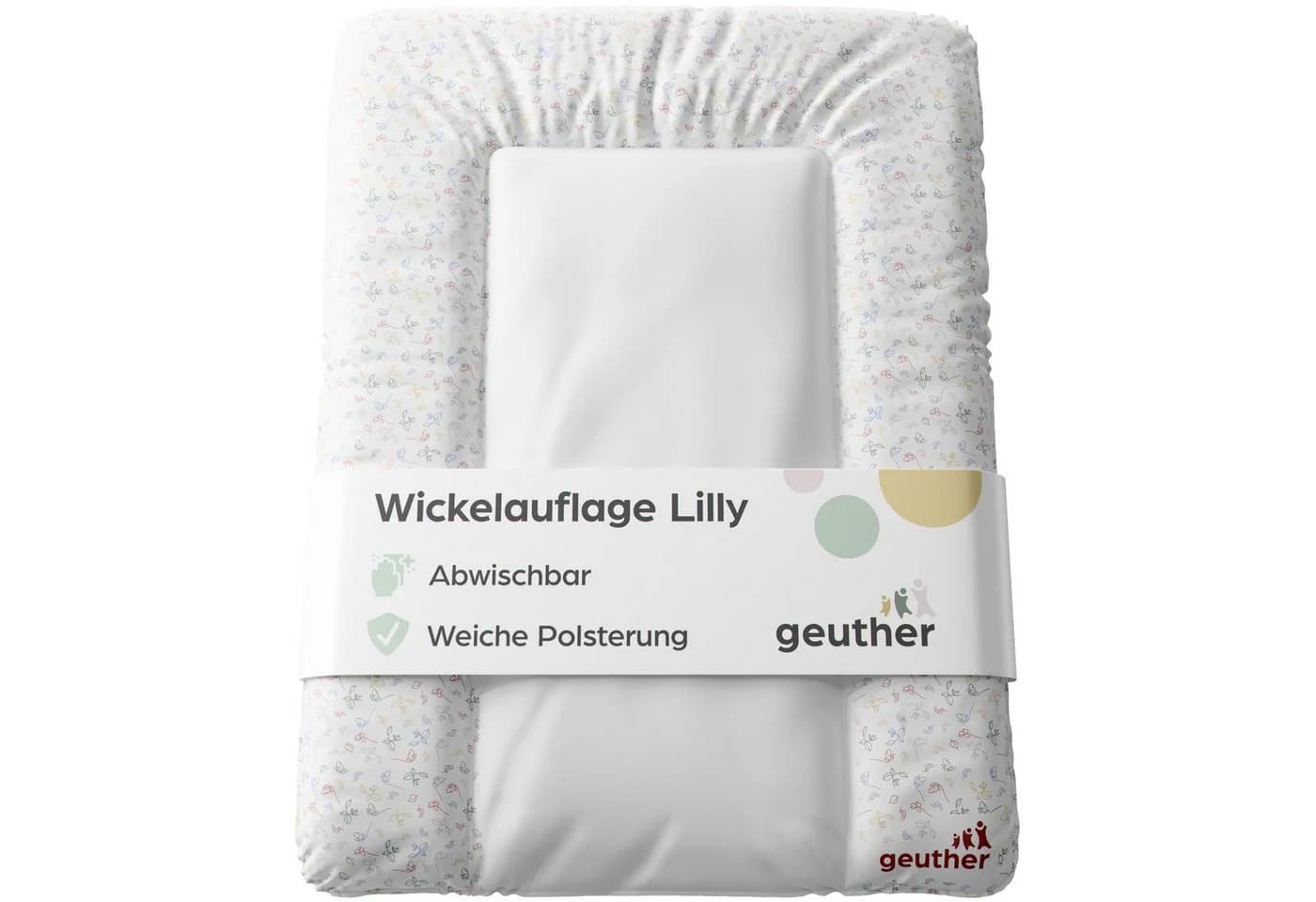 Geuther Wickelauflage Lilly Wickelunterlage Wickelmulde, Made in Europe - Bild 2