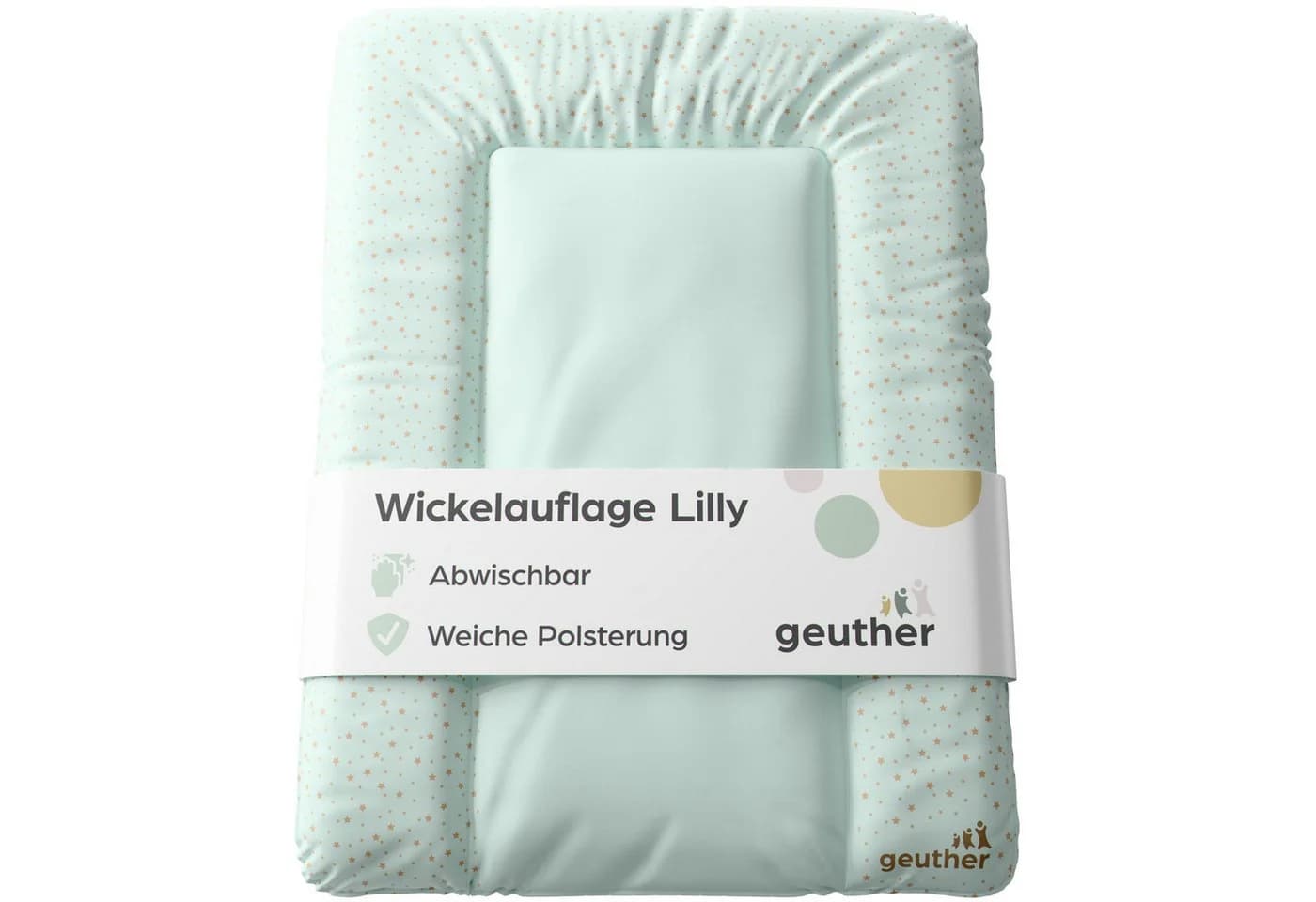 Geuther Wickelauflage Lilly Wickelunterlage Wickelmulde, Made in Europe - Bild 2