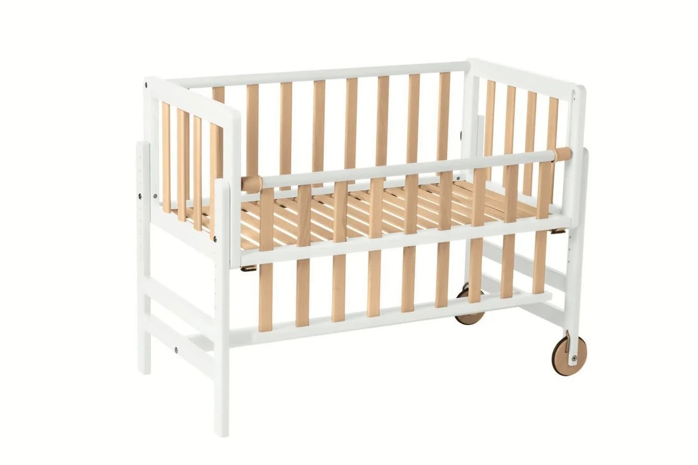 Geuther Beistellbett Betty 9-fach Höhenverstellbar Weiß