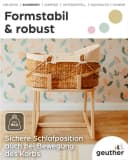 Geuther Stubenbett Moses Set: Korb und Untergestell in Mint Bild 3