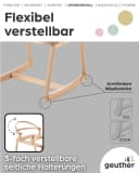 Geuther Stubenbett Moses Set: Korb und Untergestell in Mint Bild 5