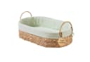 Geuther Stubenbett Moses Nest - Korb aus Wasserhyazinthe mit Bio-Baumwolle Bezug Bild 2