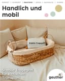 Geuther Stubenbett Moses Nest - Korb aus Wasserhyazinthe mit Bio-Baumwolle Bezug Bild 4