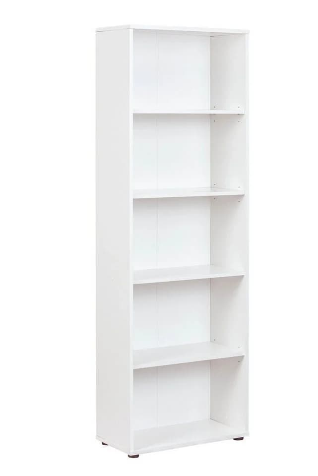 Inter Link Standregal ARCO 4 Weiß 5 Fächer Verstellbare Böden - Bild 2