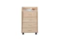 Inter Link Rollcontainer Pronti 4 Schubladen Sonoma Eiche Bild 5
