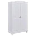Mid.you Drehtürenschrank Interlink Hedda Weiß Massivholz Landhausstil Bild 2