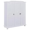 Mid.you Drehtürenschrank Bastian Weiß Massivholz Landhausstil Bild 2