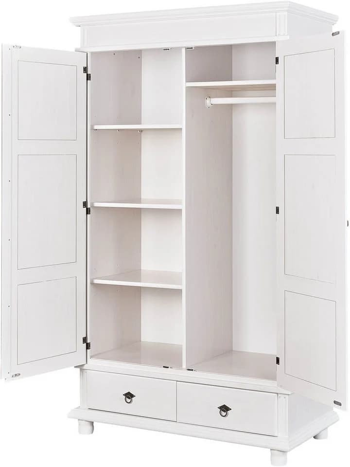 Mid.you Drehtürenschrank Interlink Danz Weiß Kiefer - Bild 5