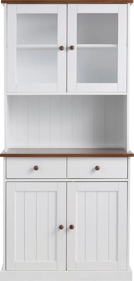 Buffet INTER LINK Westerland Weiß Natur 90cm Breite - Bild 2