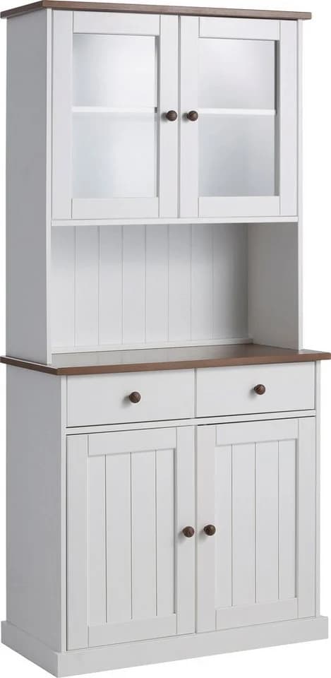 Buffet INTER LINK Westerland Weiß Natur 90cm Breite - Bild 3