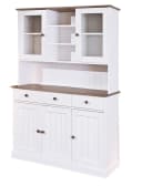 Buffet INTER LINK Westerland Weiß Sepia Massivholz Bild 2