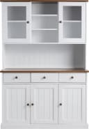 Buffet INTER LINK Westerland Weiß Sepia Massivholz Bild 3